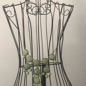 Nordstrom light green bubble necklace